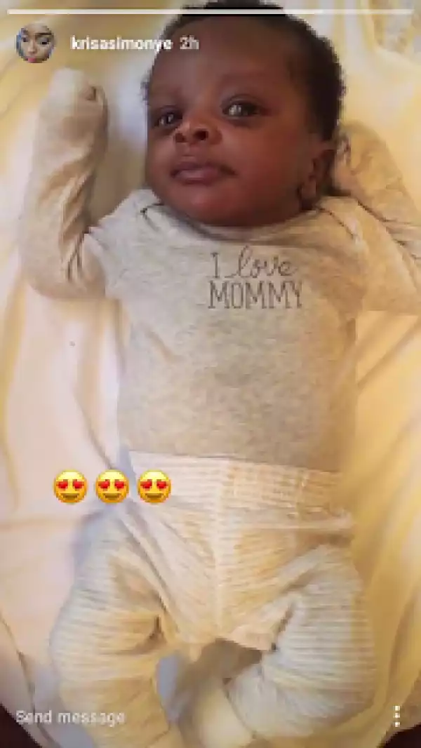 Adorable Photo of Comedian Bovi and Kris New Baby